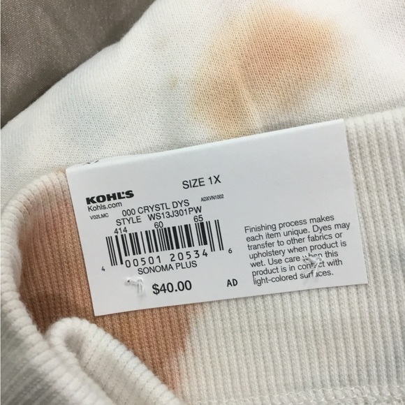 Sonoma Goods for Life 1X midrise sweatpants/jogger - Picture 9 of 16